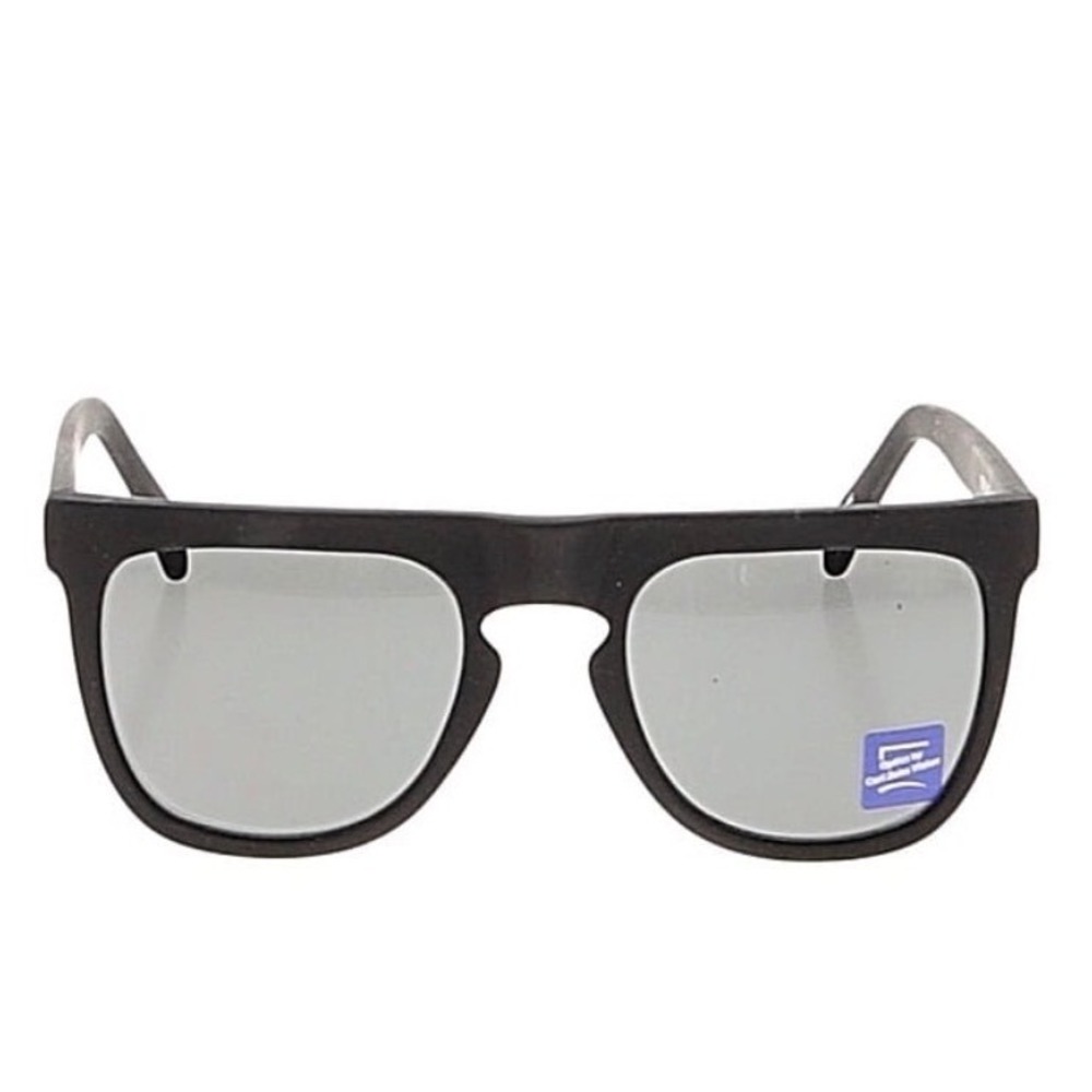 Komono Sunglasses Unisex OS Black New Carl Zeiss Lenses Matte Square Frame